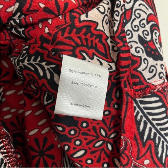 Xirena Iris Midi Skirt in Fire Red size Medium Casual Boho Chic - Picture 4 of 6